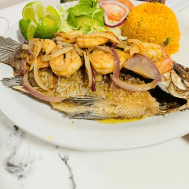 Fish Tacos Plate.
