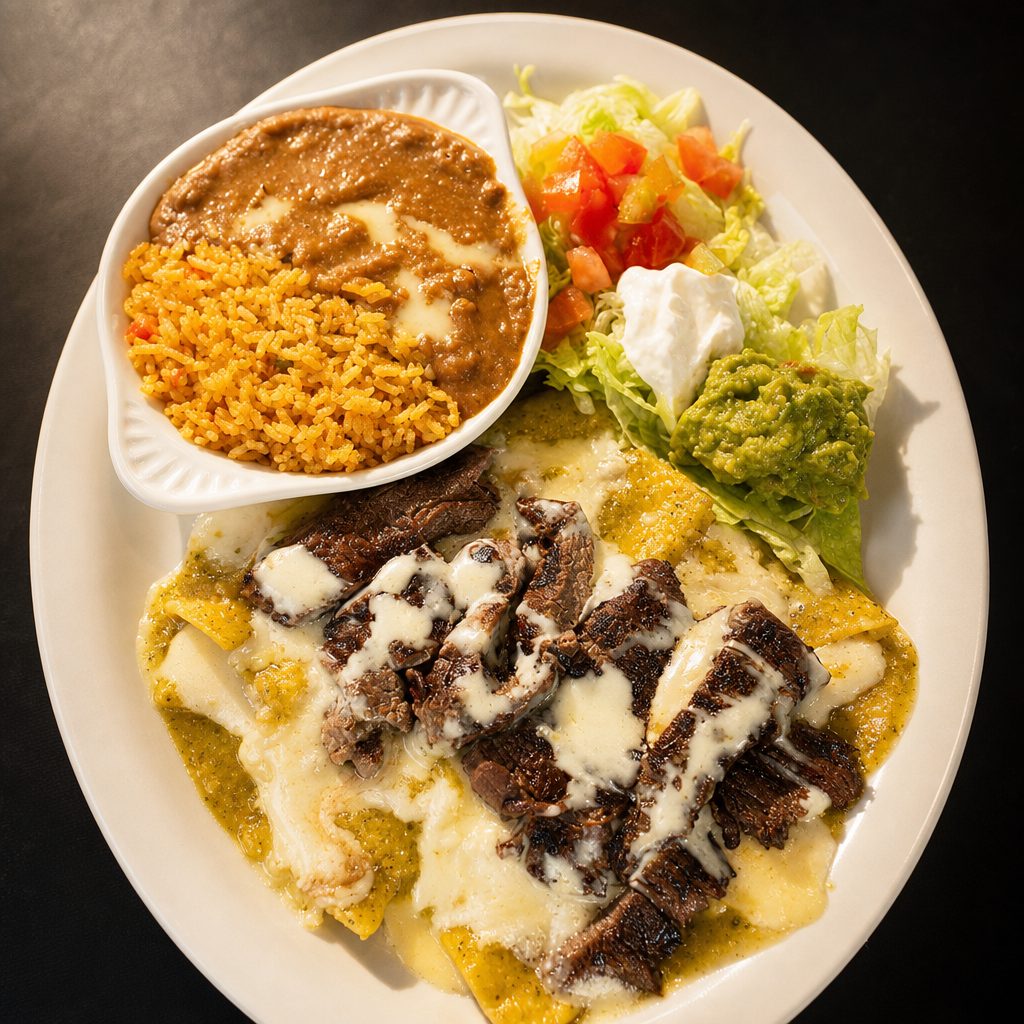 Enchiladas Al Carbon.