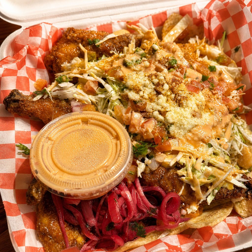 Pollo Con Tajadas.